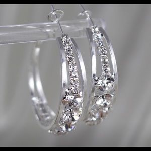 Bridal Hoop Ear Rings